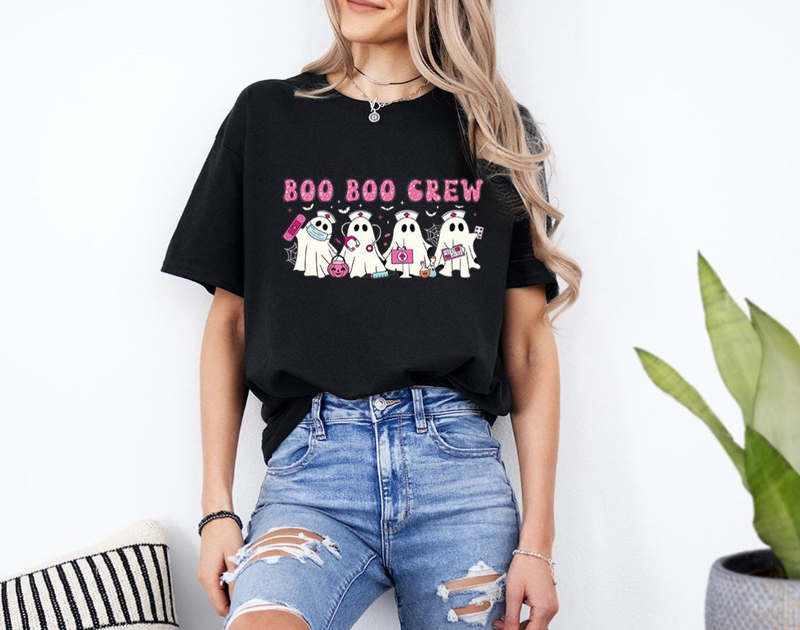 Pink Boo Boo Crew Shirt / Sweater