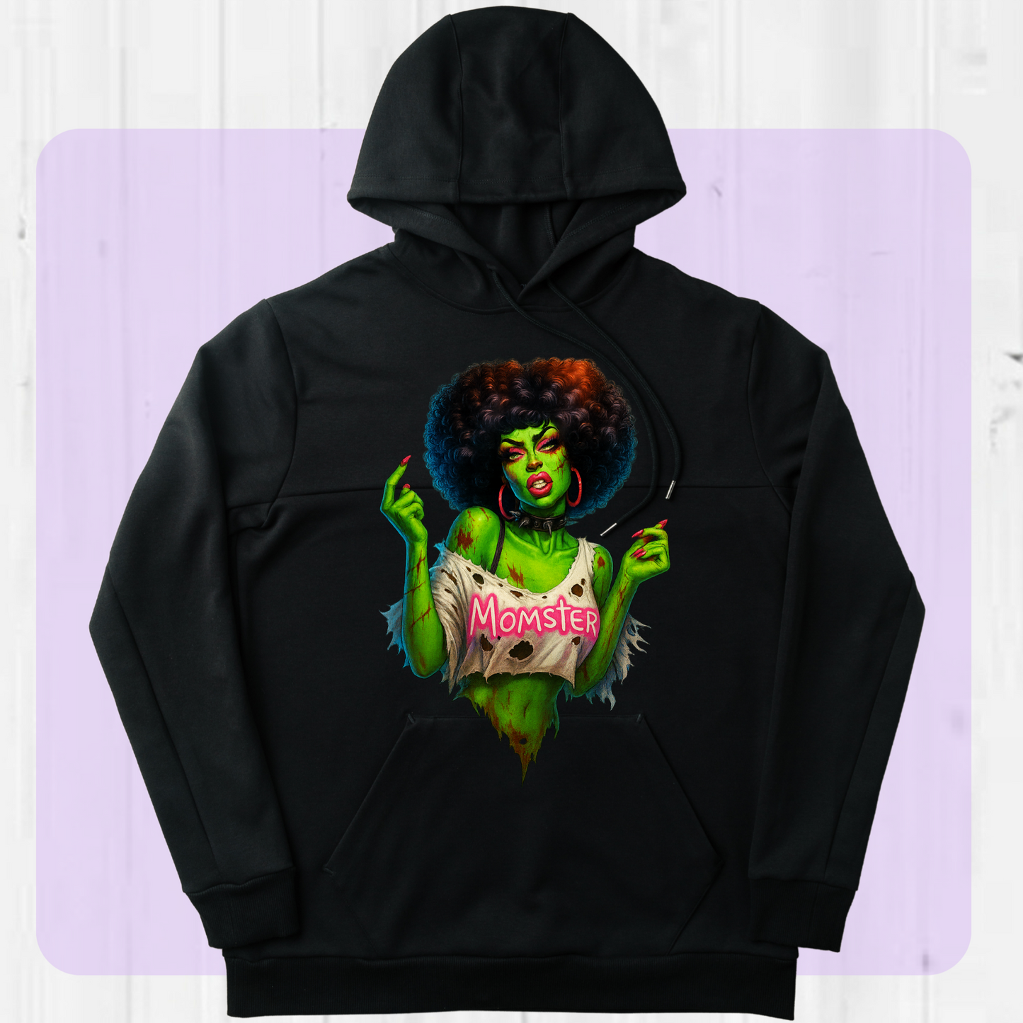Green Mama HORROR HOODIE/TSHIRT