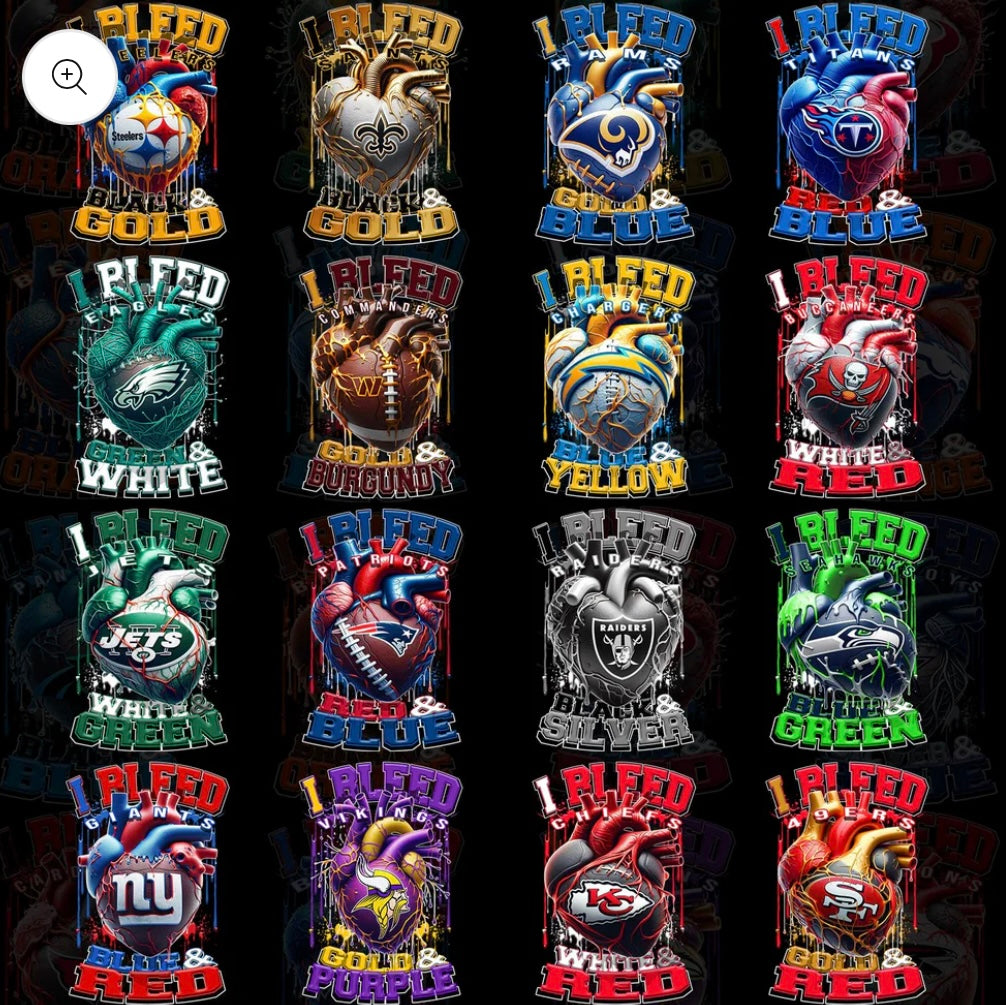 NFL I Bleed Tshirt