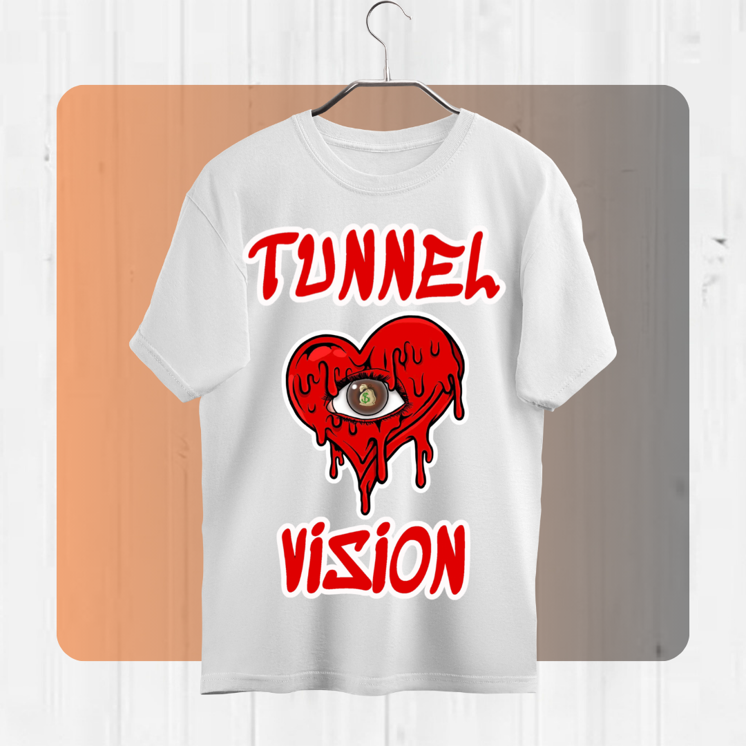 Tunnel Vision White Tshirt