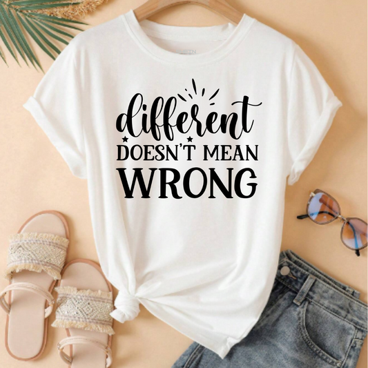 Different isn't wrong