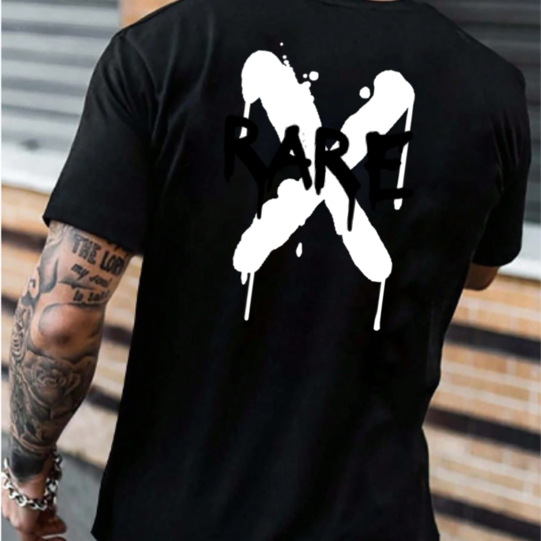 Rare Mens T-Shirt-Black