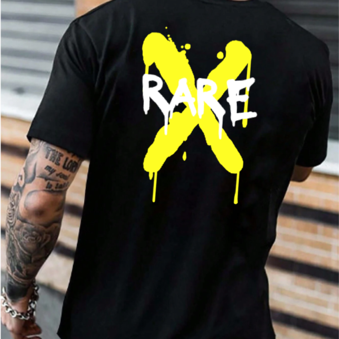 Rare Mens T-Shirt-Black