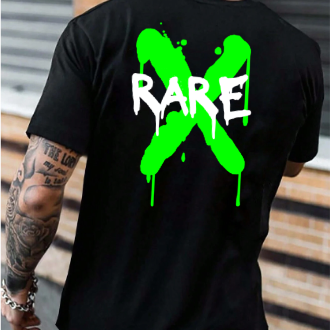 Rare Mens T-Shirt-Black