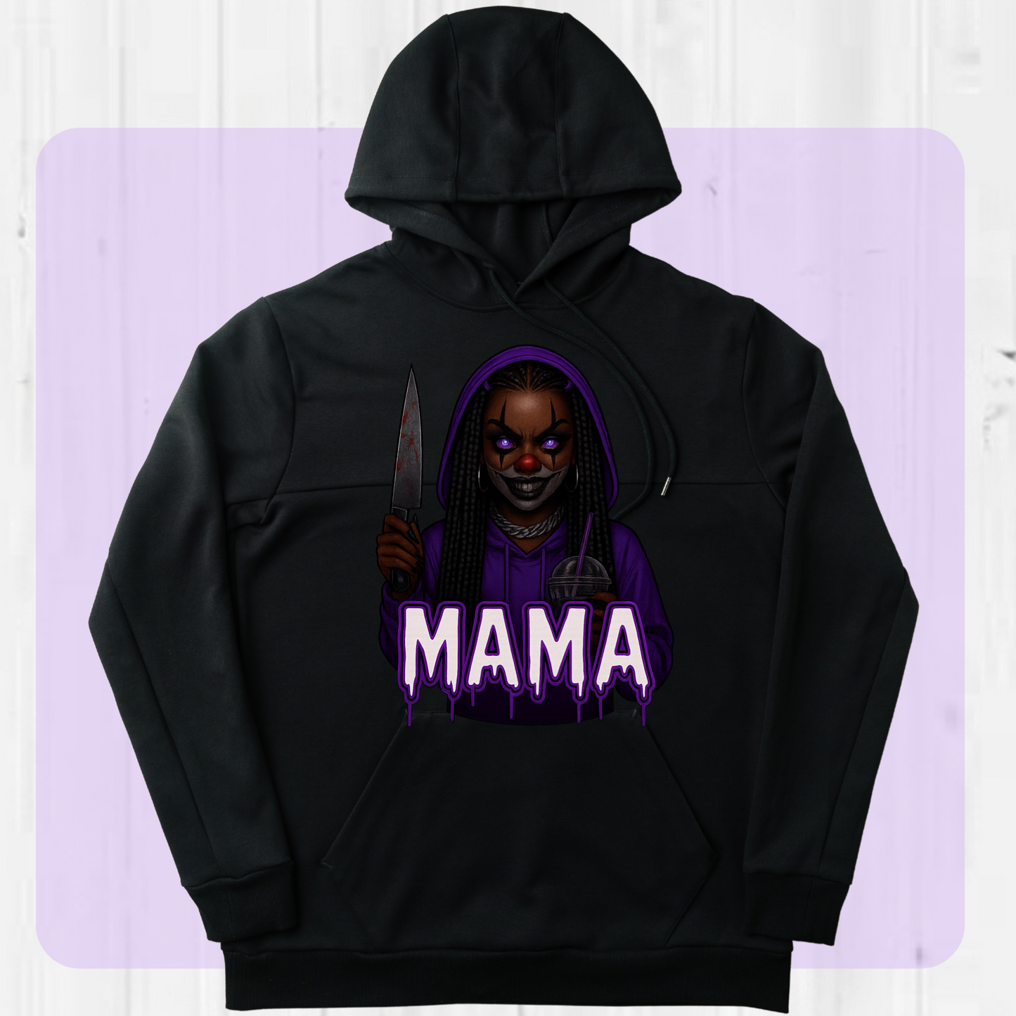 Purple Mama HORROR HOODIE/TSHIRT