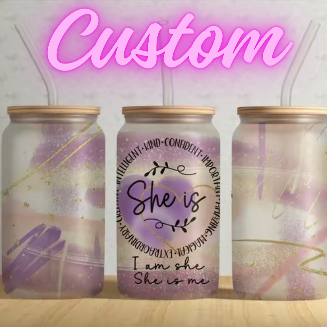 16oz Custom Glassware