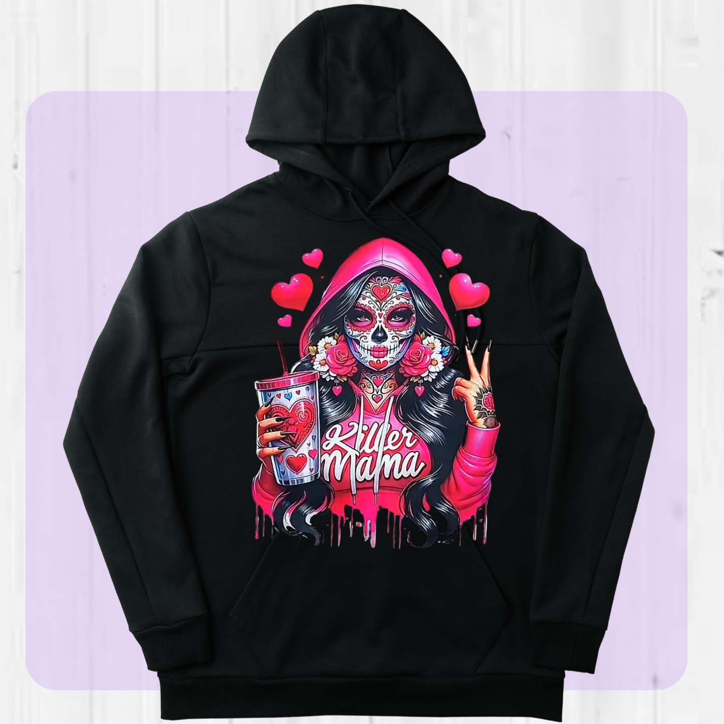 Pink Killer Mama HORROR HOODIE/TSHIRT