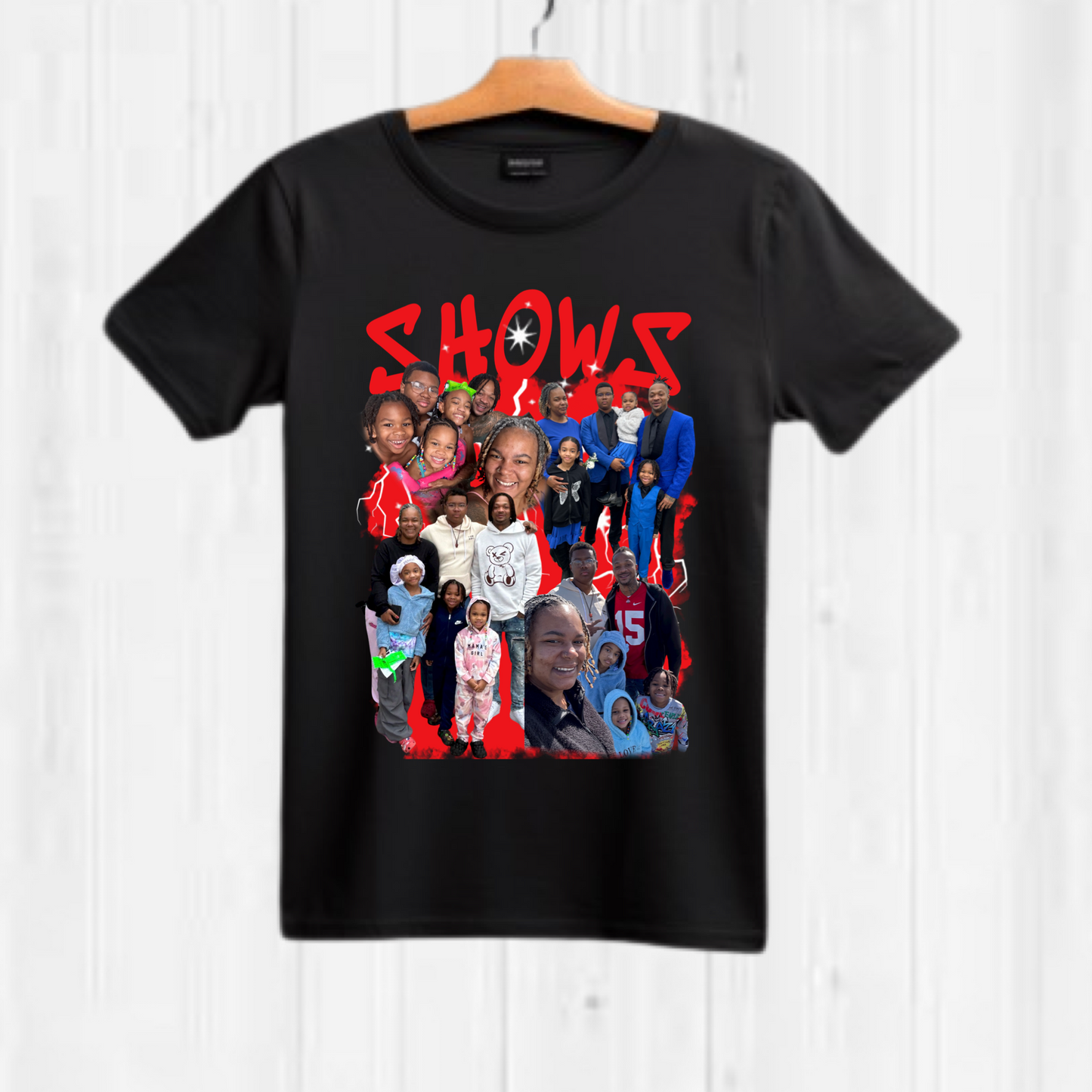 Custom Bootleg Photo Rap/Family T-shirt