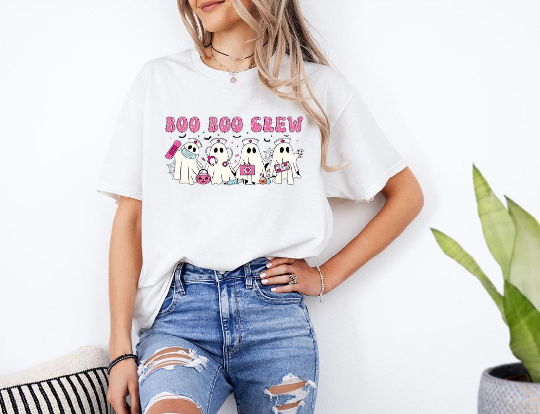 Pink Boo Boo Crew Shirt / Sweater