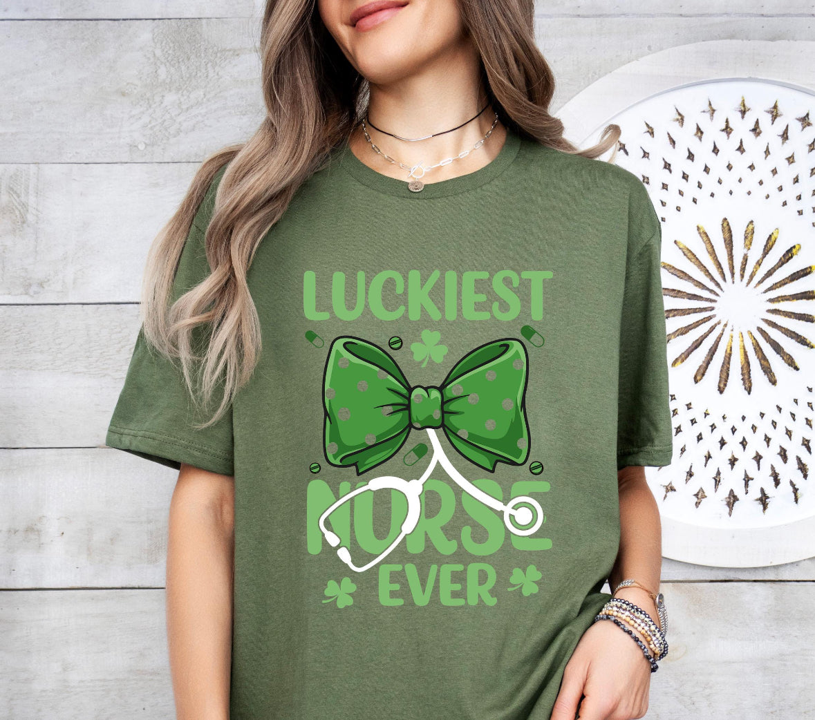 Luckiest nurse ever Shirt/ Sweater