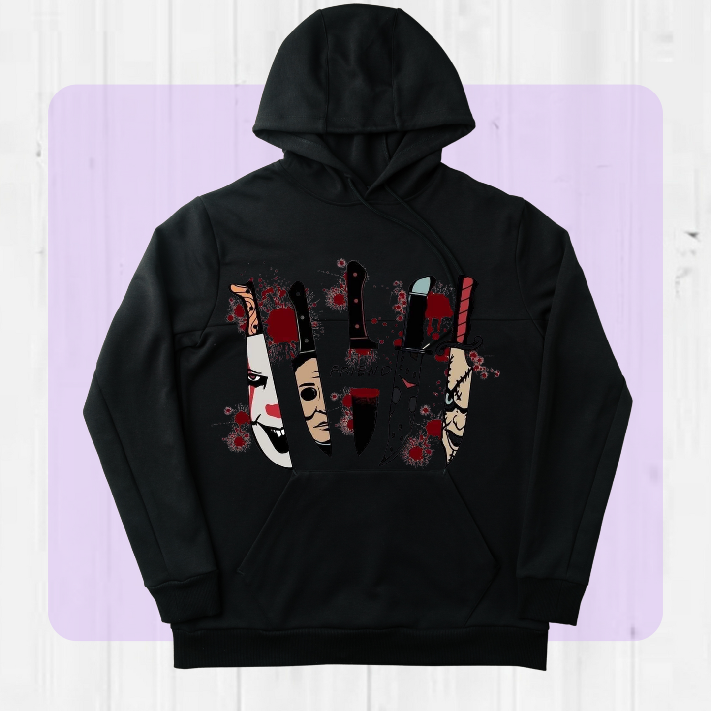 Knife Characters HORROR HOODIE/TSHIRT