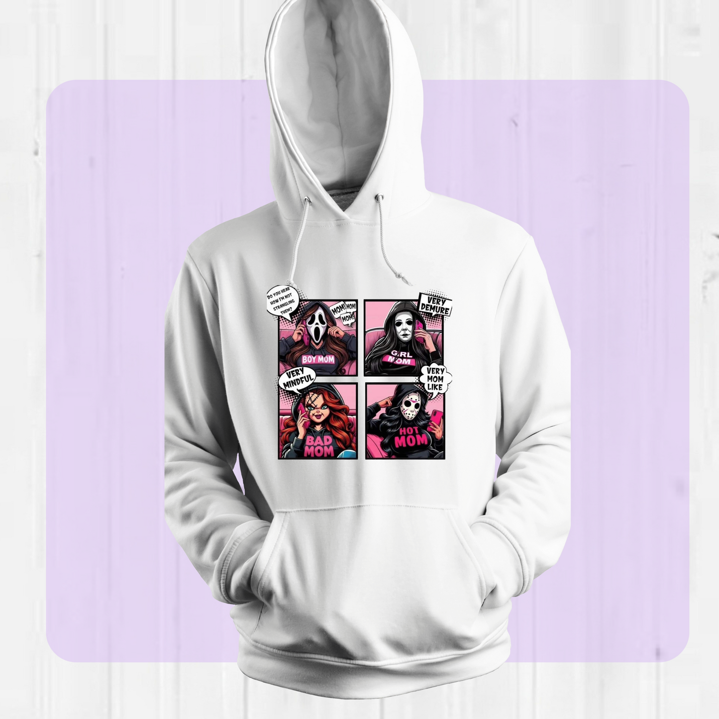 Bad Mom HORROR HOODIE/TSHIRT