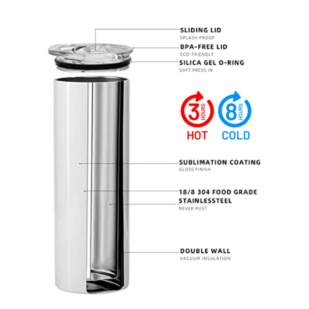 20 oz Custom Photo Tumbler