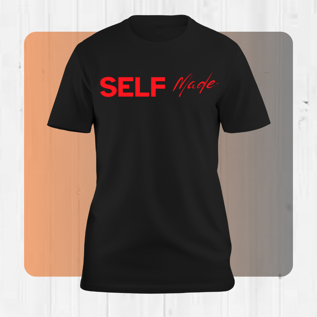 Self Made Black T-Shirt