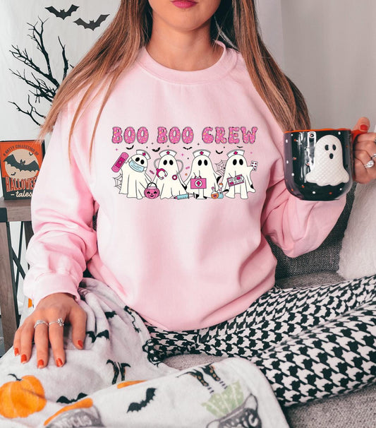 Pink Boo Boo Crew Shirt / Sweater