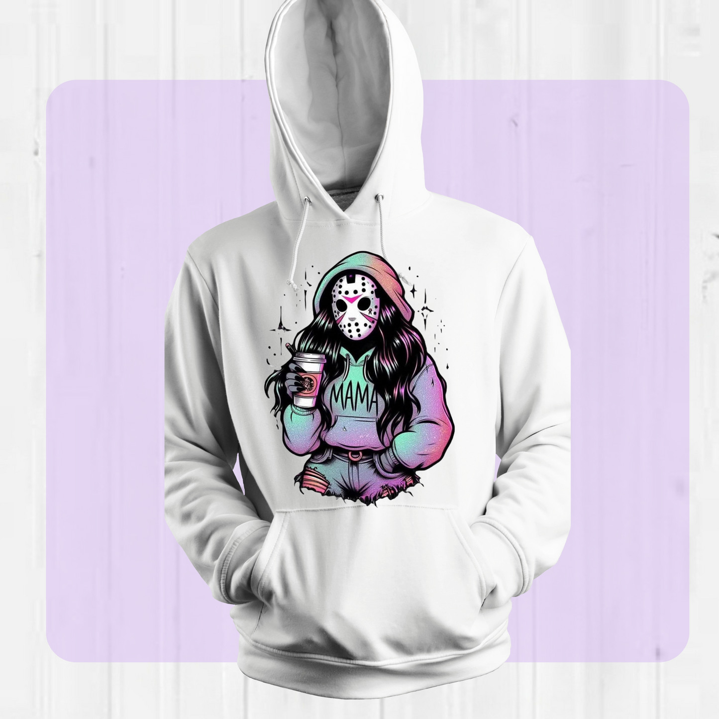 Colorful Jason Mama HORROR HOODIE/TSHIRT