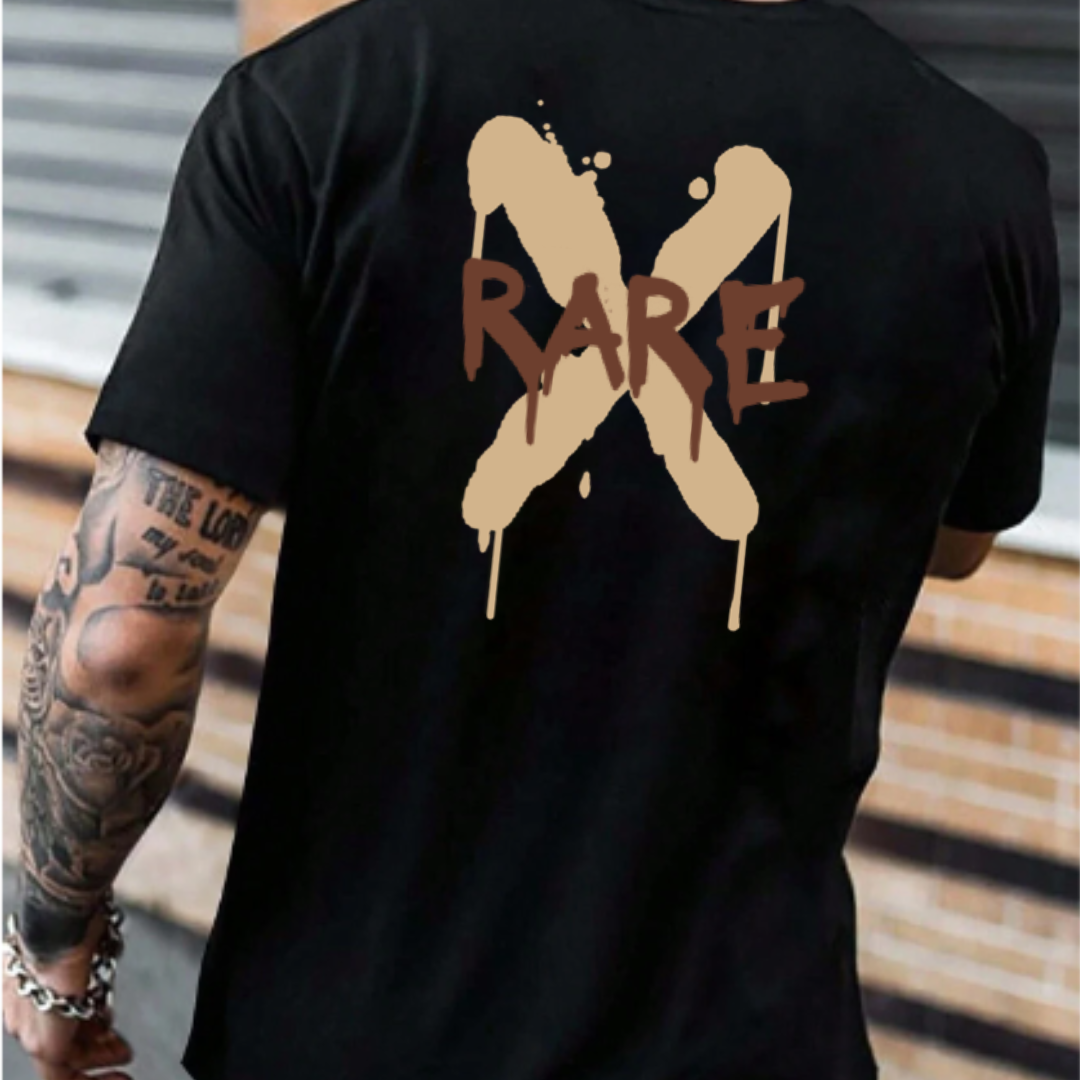 Rare Mens T-Shirt-Black