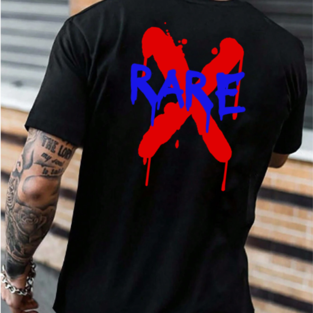 Rare Mens T-Shirt-Black