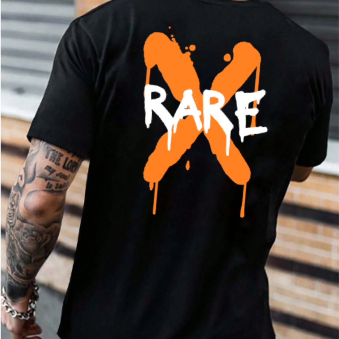 Rare Mens T-Shirt-Black