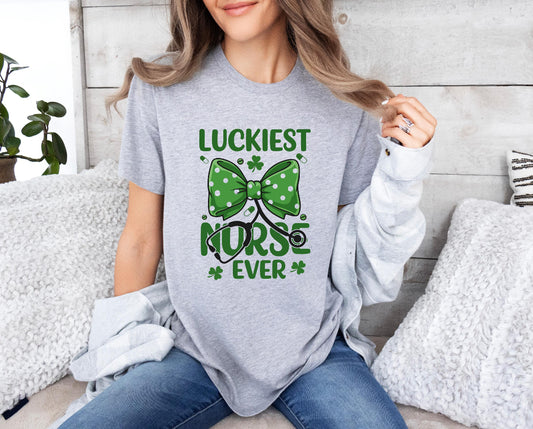 Luckiest nurse ever Shirt/ Sweater